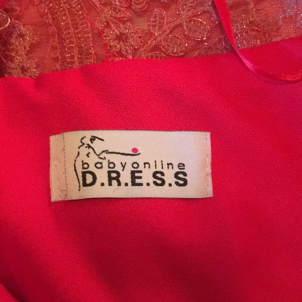 Baby online formal red Dress - Picture 10 of 11